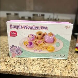 Purple Wooden Tea